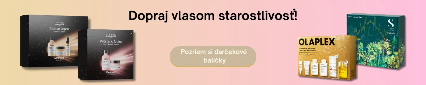 Darčekové balíčky pre starostlivosť o vlasy