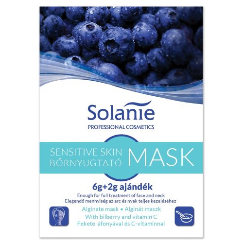 Solanie Alginát Sensitive Bőrnyugtató maszk  6+2g