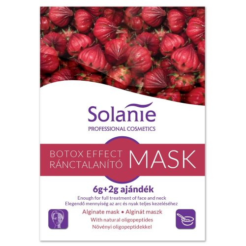 Solanie Alginát Botox Effect ránctalanító maszk 6+2g