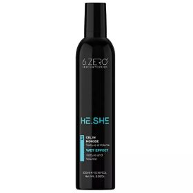 6.ZERO He.She hajhab Gel in Mousse - zselé állagú 300ml