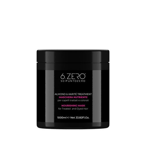 6.ZERO Szalon hajpakolás mandula & shea vaj 1000ml