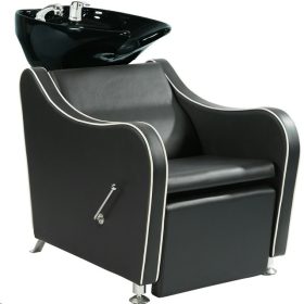   CODA'S Beauty Fejmosó emelhető lábbal E132987 fekete porcelán-fekete-fekete szék