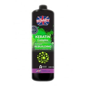   RONNEY Sampon Keratinnal (vékony és töredezett hajra) 1000ml ÚJJÁÉPÍTŐ