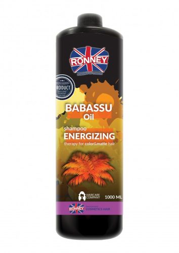 RONNEY Sampon Babassu olajjal (festett és fénytelen hajra) 1000ml ENERGETIZÁLÓ