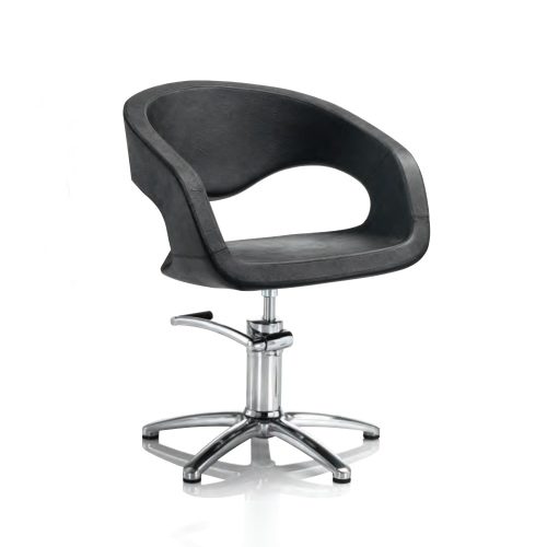 Hair Wave fekete fodrász szék - csillag talppal XS370593