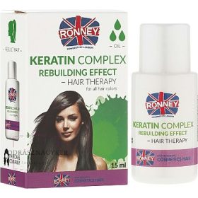 RONNEY Hajvégápoló Keratinnal 15ml ÚJJÁÉPÍTŐ