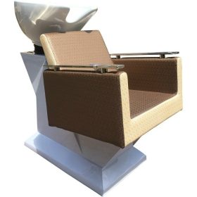   CODA'S Beauty Fejmosó E18025 Fehér porcelán-Fehér test-Barna-Bézs szék (98-99)