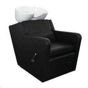   CODA'S Beauty Fejmosó Emelhető Lábbal E132986 Fehér porcelán-Fekete-Fekete szék