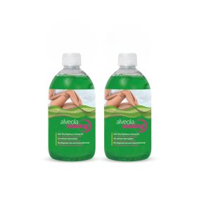   Alveola Waxing Nyugtató zselé világoszöld gyantázás után 2x300ml  AW9713