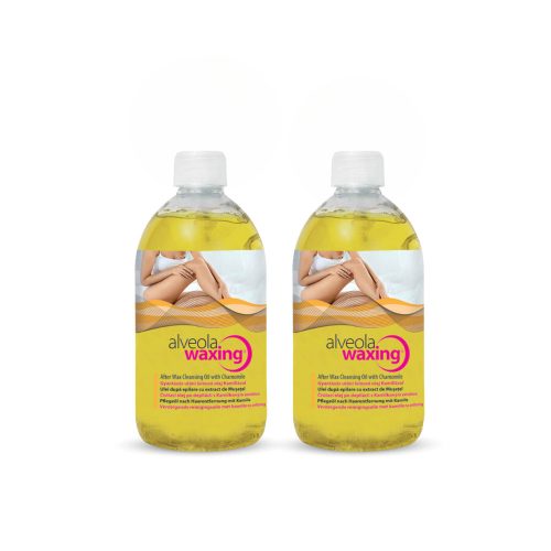 Alveola Waxing Gyantázás utáni lemosó olaj Kamillával 2x300ml  AW9717