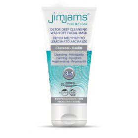   JimJams Pure & lear Detox mélytisztító lemosható arcmaszk 75 ml  JJ3021