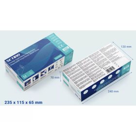 Dobozos gumikesztyű Setino Vinyl/Nitril Hibrid 100db-os M