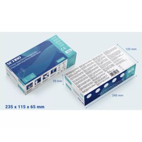 Dobozos gumikesztyű Setino Vinyl/Nitril Hibrid 100db-os L