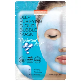 PureDerm Hialuron mélytisztító bubble habmaszk 20g