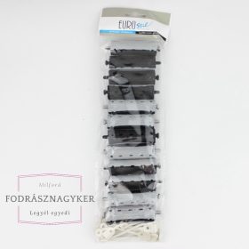   Eurostil 00913 Dauercsavaró: rövid (szürke-fekete) 12db/csomag
