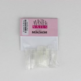   Master Nails műköröm kristály 20db (átlátszó, egyenes)